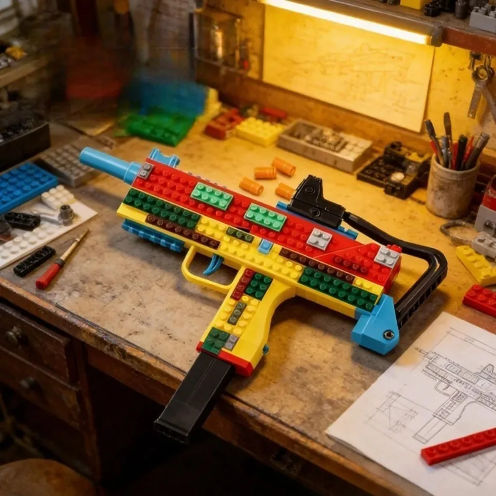 Building Block Assembly Toy Model Creative Interactive Game Gift for Boys Adults