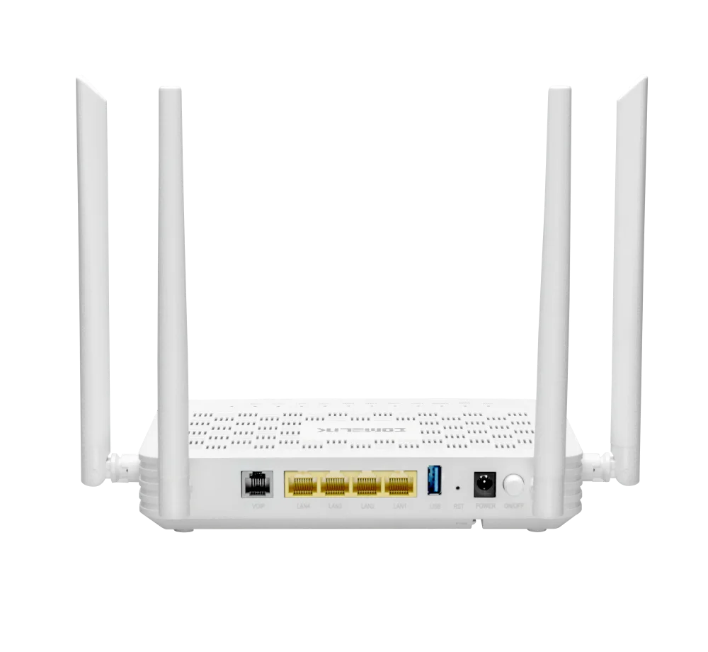 KEXINT XPON ONU /AX3000 WIFI6 (4GE+1POTS+WIFI 2.4G&5.8G)