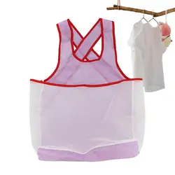 Portable Clothes Drying Apron With Large Pocket Oxford Cloth Laundry Apron Waterproof Laundry Clothes Apron Bib