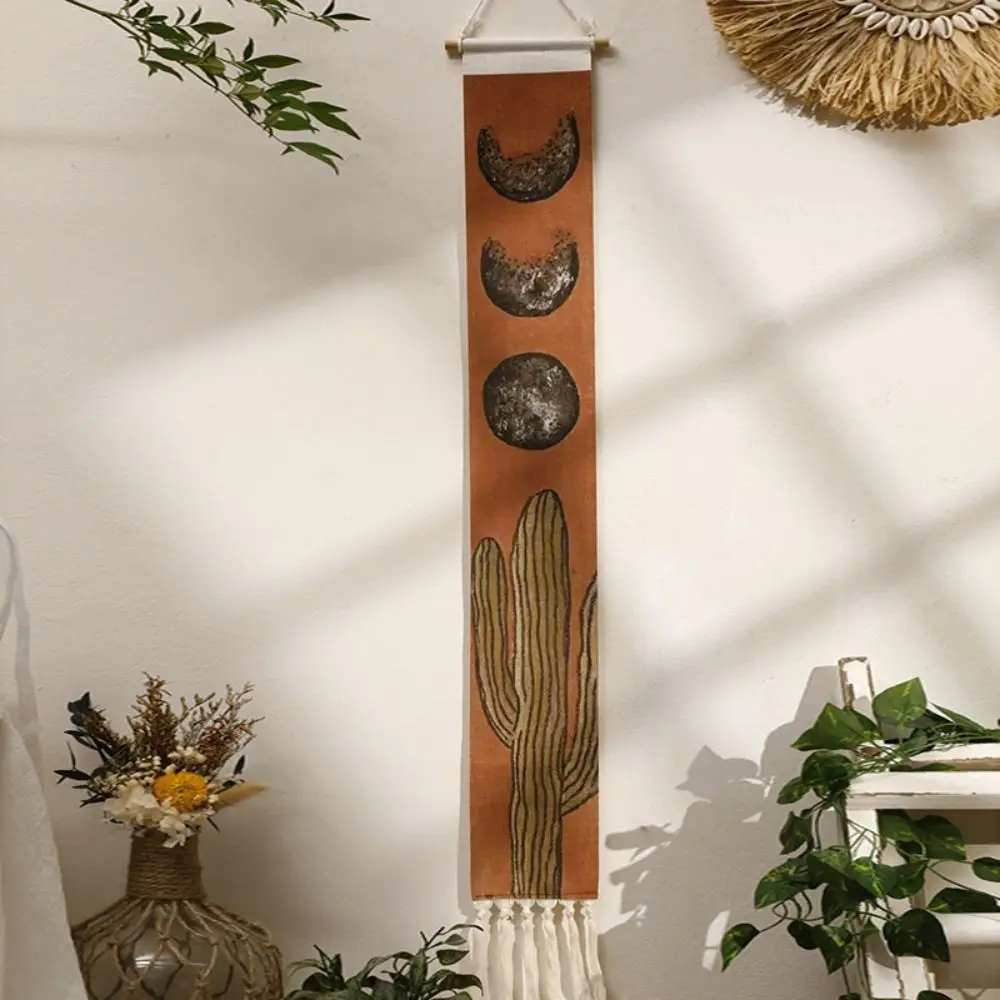 Boho Home Decoration Tapisserie Makramee Wandteppich Berg Sonnenaufgang und Sonnen untergang Wandbehang Raum dekore ästhetische Wand dekoration