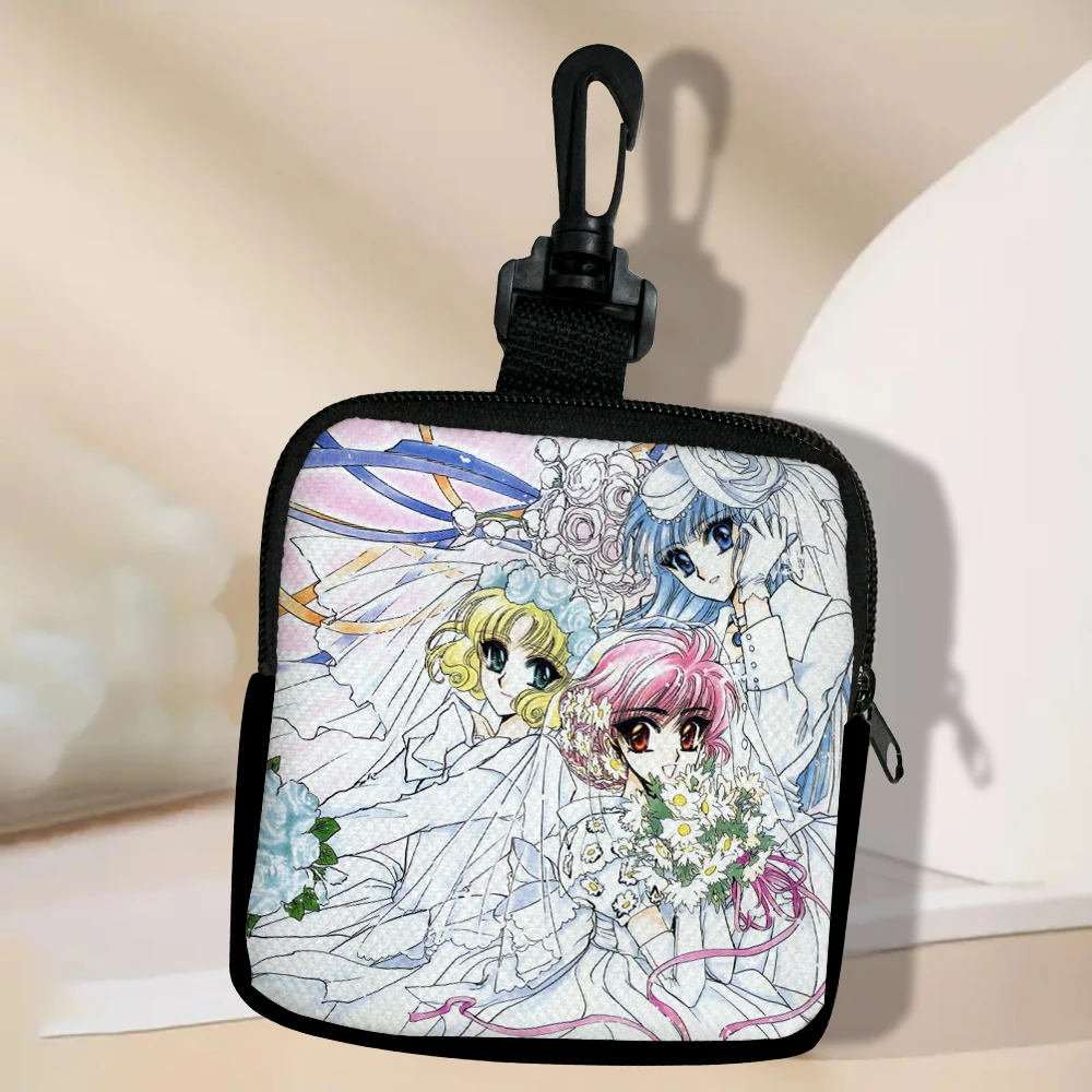 

Magic Knight Rayearth Mini Wallets for Versatile Zero Wallet Female Buckle Simple Fashion Women Small Wallet 10.16