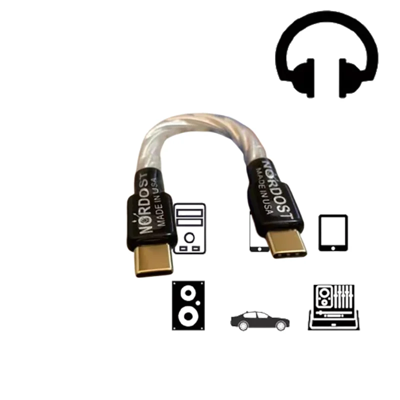 

Dual-Shielded Asymmetric Connector: Odin Series Type-C to Micro-B Bespoke Cable for Hi-Res DACs/Amps​