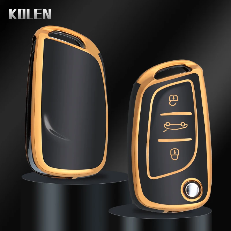 

Автомобильный флип-чехол из ТПУ для Citroen C1 C2 C3 C4 C5 XSARA PICA для Peugeot 306 407 807 для DS DS3 DS4 DS5 DS6 Сумка