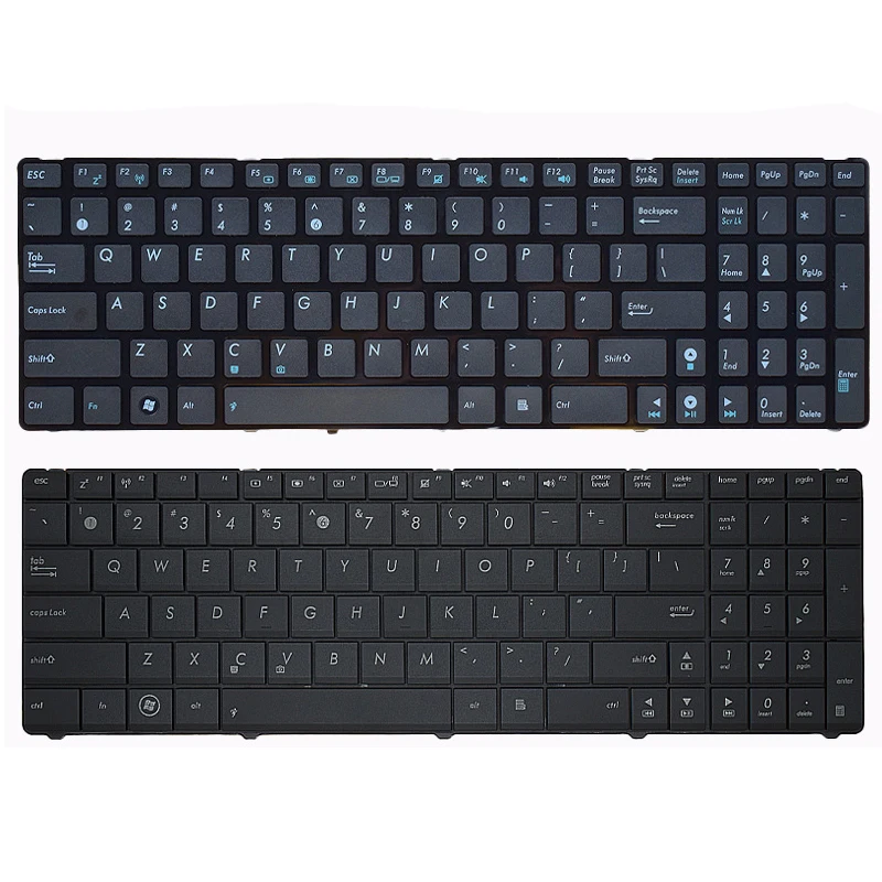 NOWA wymienna klawiatura do laptopa kompatybilna z ASUS N61J N61V A53S K53S K52D K52J X53S N53 X55V X54H A52 N53SV K55DR