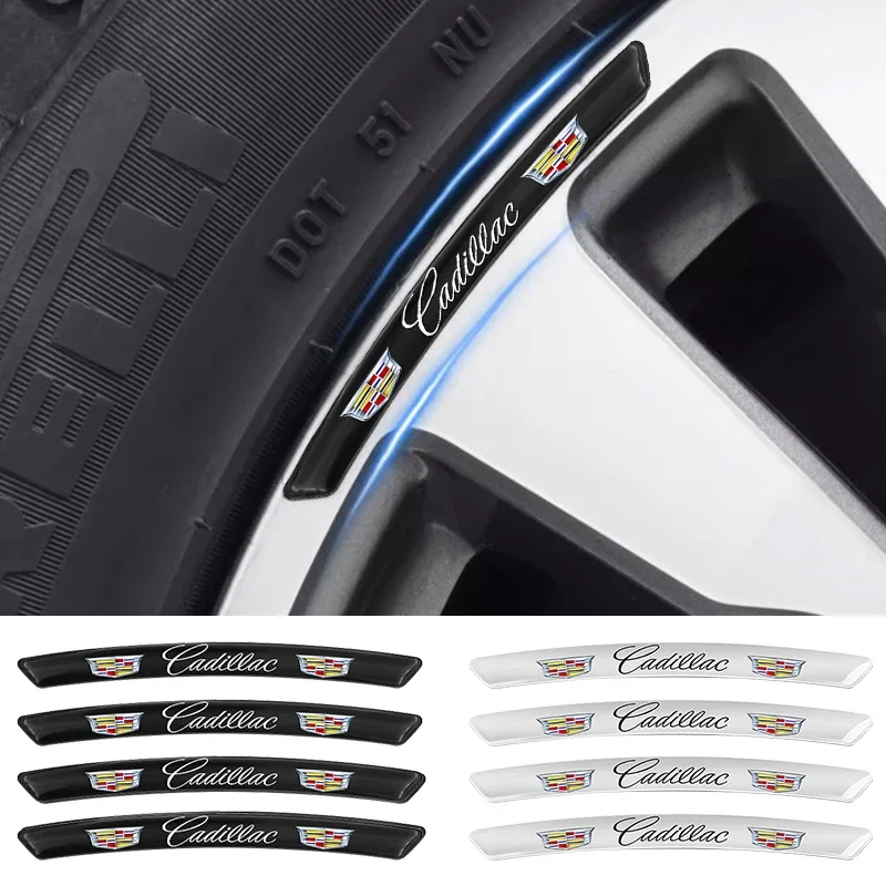 

4 шт. алюминиевые наклейки с логотипом автомобиля для декора колесных дисков Cadillac SRX, Escalade, CTS, BLS, ATS, DTS, XTS, SLS, XLR, V, DeVille, CT5