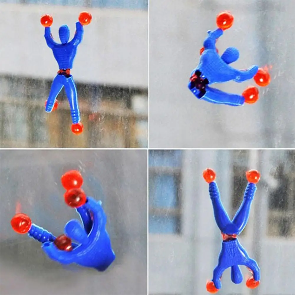 10/20Pcs Novelty Sticky Wall Climbing Climber Men Funny Sticky Stretchy Elastic Climbing Sticky Men Fun Gift for Kid Party Favor