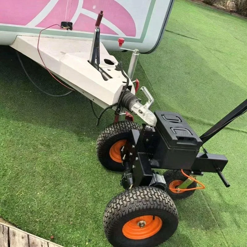 2800-pound 24V Electric Trailer All-terrain Wheels Heavy-duty Handling Equipment Suitable for RVs Kayaks and Cargo Transfer