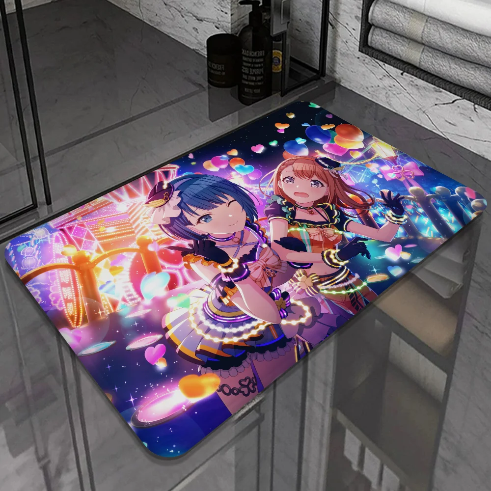 P-Project S-Sekai Room Mats Anti-slip Absorb Water Long Strip Cushion Bedroon Mat Household Carpets
