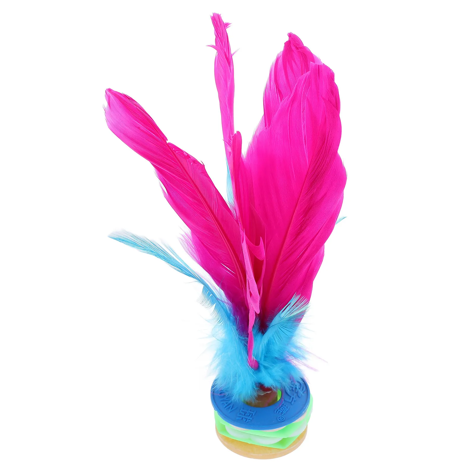 

Набор из 2-х воланов для цзяньцзы, яркие, легкие, для детей и взрослых, для занятий спортом на улице и в помещении, для развлечений