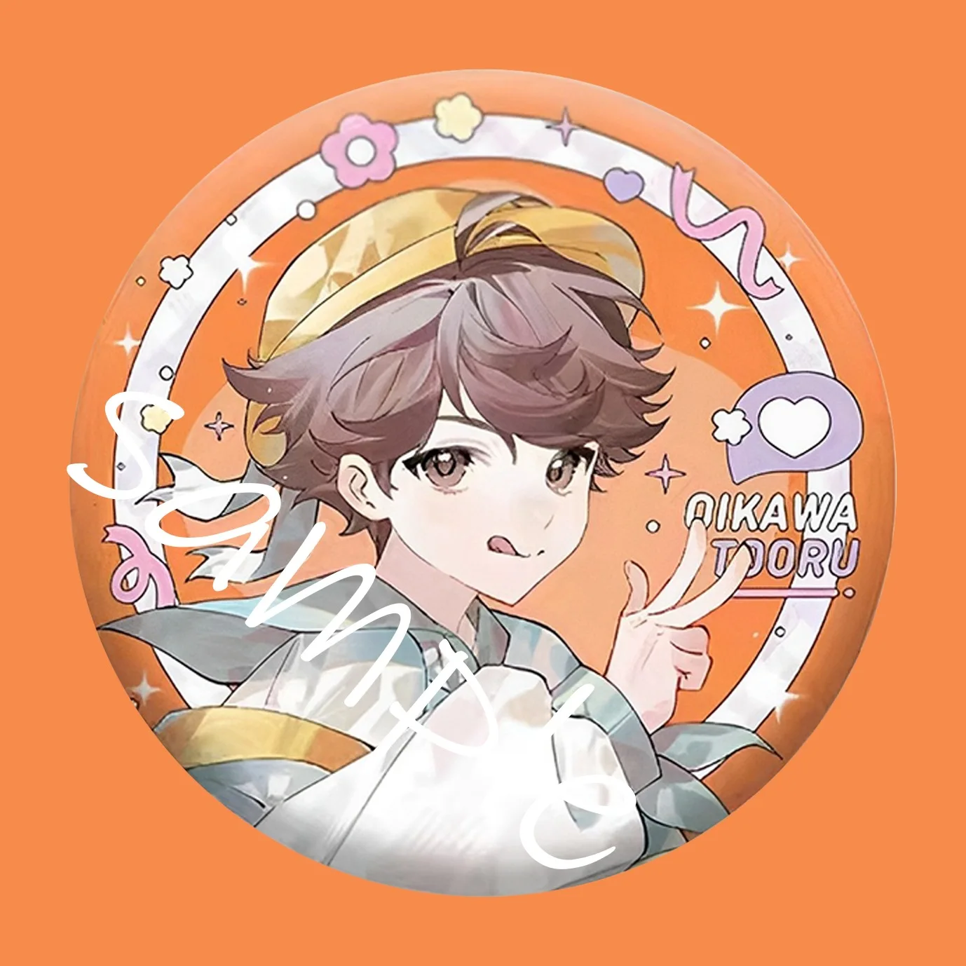 أنيمي haikyuu!!! سوغاوارا أويكاوا تورو شارة تنكرية ، كوزوم كينما ، هدية أمبيطس