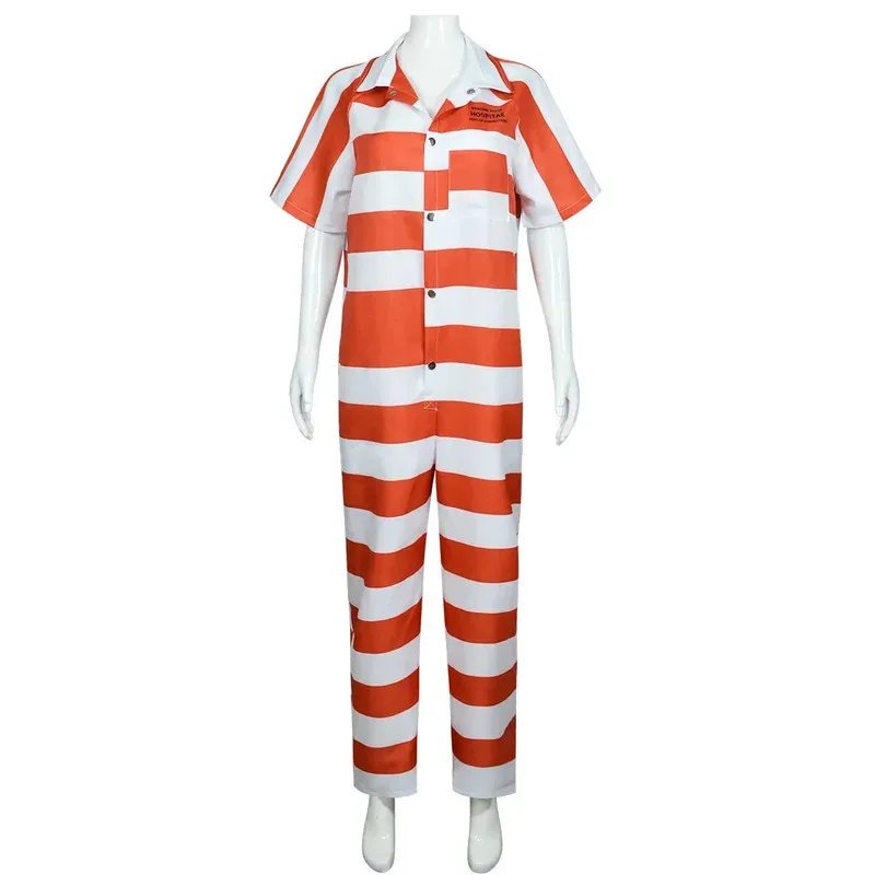 

CyCosplay Gotham Пингвин София Falcone Hospitae Тюремная форма Комбинезон Костюмы для взрослых Хэллоуин Вечеринка Маскарад Опора