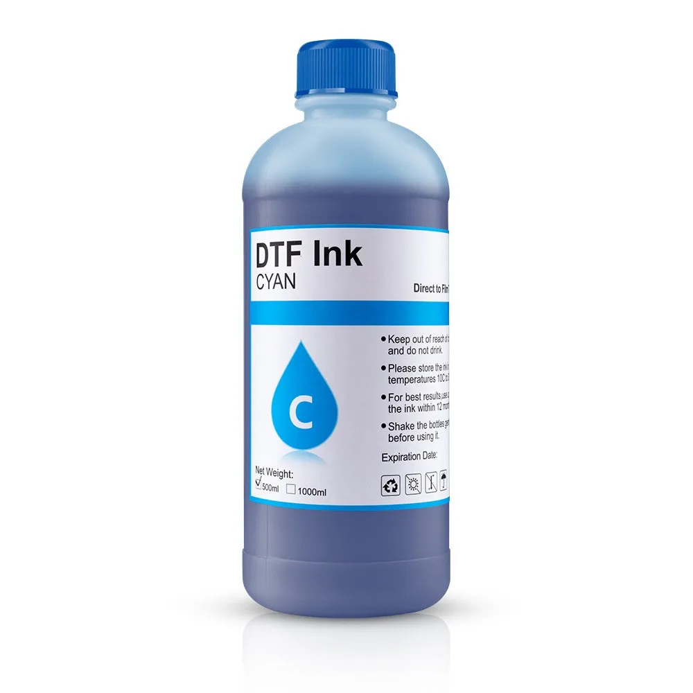 500ml White DTF Ink Eco DTF Ink For Epson L1800 L800 L805 I3200 7880 1390 Modified printer DTF Direct Transfer Film PET Film