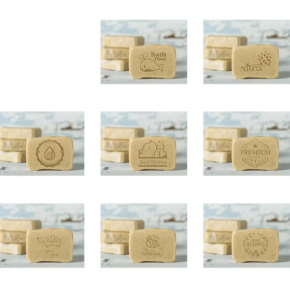 

Custom Stamps For Ice Soap Clay Add LogosDesigns DIY Crafts Branding Bar Creations Wood Brass Ensure Crisp Clear Perfect