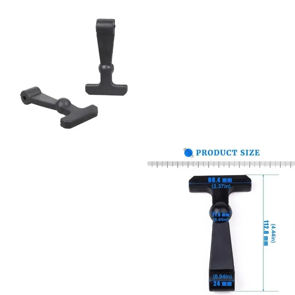 XA6H Heavy Duty Refrigerator Locking Clips for Trailer Accessories 4 Pack Permanent ABS Material Ergonomic Grip Weather