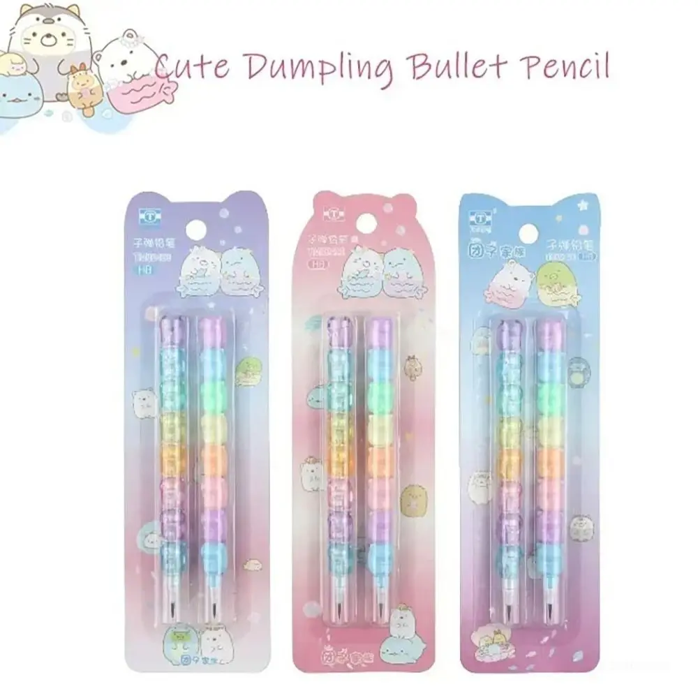 Cute Cartoon Animals Mechanical Pencils HB Lead Gift Non Sharpening Pencil Writing Stationery