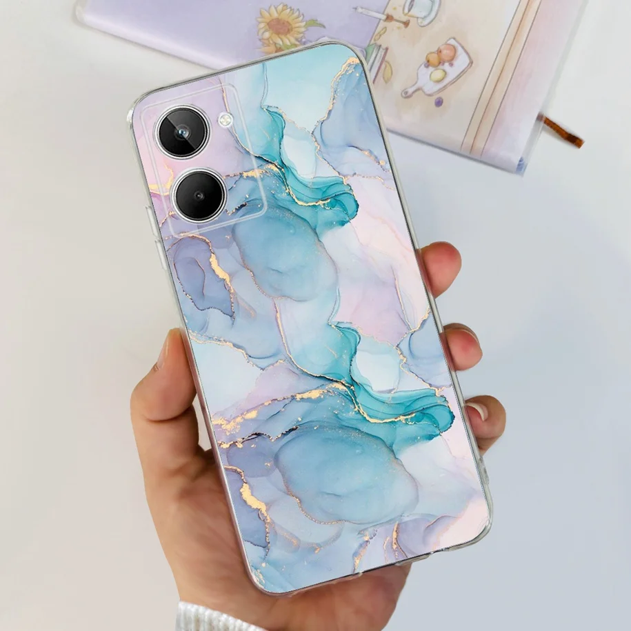 For Realme 10 Case RMX3630 Cute Love Heart Shockproof Cover For Realme 10 Pro Plus Funda Realme10 Pro+ RMX3687 RMX3686 Soft Capa