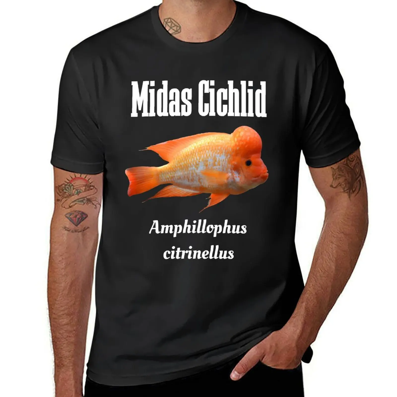 Midas Cichlid T-Shirt T-Shirt animal prinfor boys customs design your own vintage clothes t shirt for men