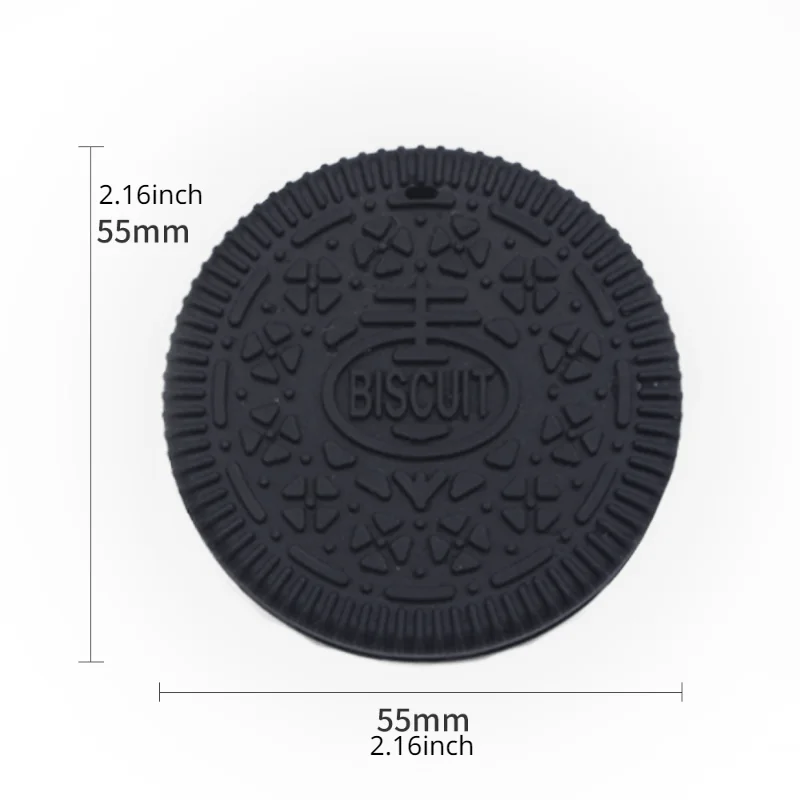 Portable Silicone sandwich Cookie Hanger, Stress-Relieving Accessory Decoration, Fun Accessory for Dressing up