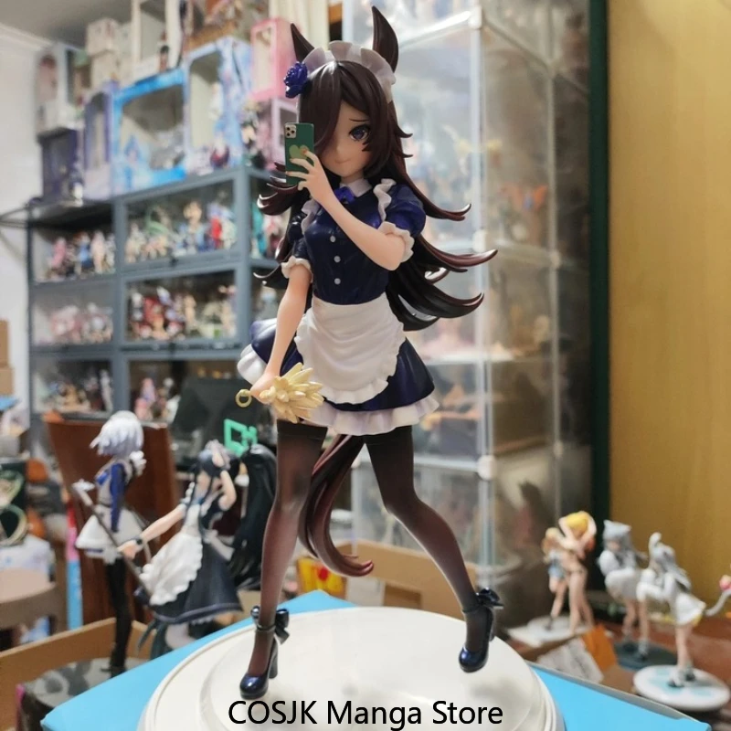 

Anime Uma Musume Pretty Derby Rice Shower Maid Ver.GK Figure Cute Cartoon Girl Model Desktop Decor Collectible Standing