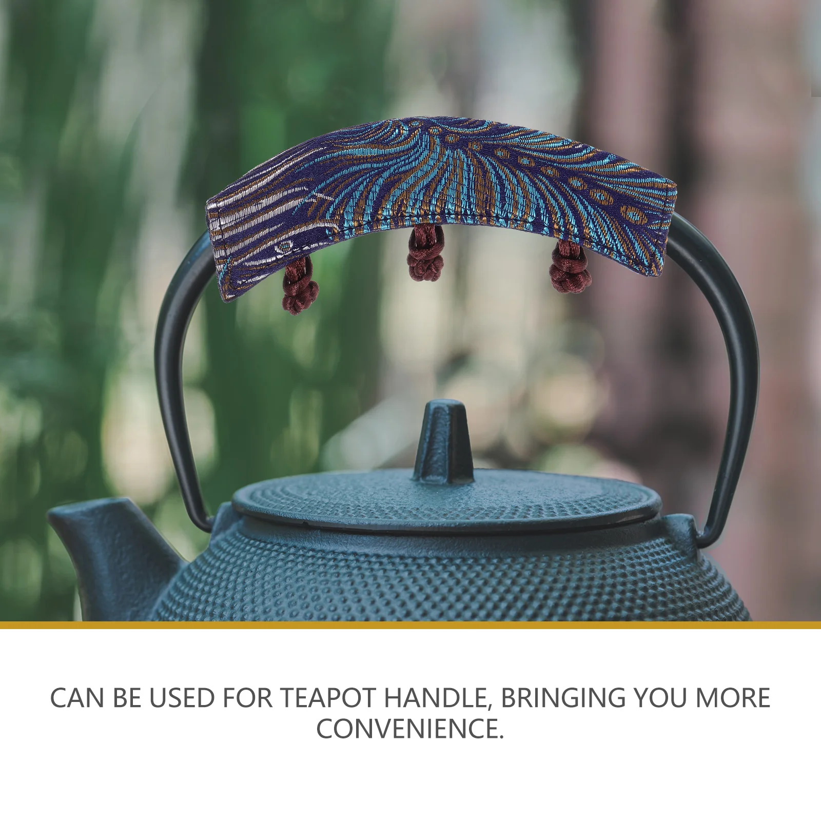 

Противоожоговая крышка ручки чайника, термостойкий изолированный рукав, декоративная ткань для ручки чайника, принадлежности для чайника