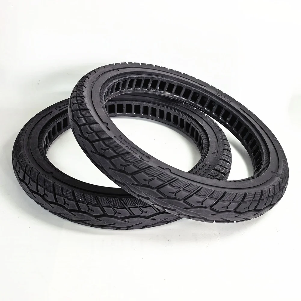 16x2.125 Solid Tire Puncture Proof Hollow Design Non Slip Rubber Wheel For Electric Scooter Ebike Outdoor Sports Replacement