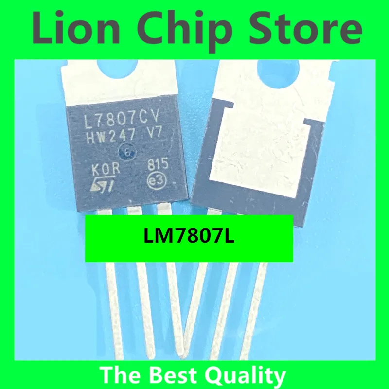 L7807CV The new original LM7807L L7807 TO-220+7V linear three terminal voltage regulator has good quality LM7807L