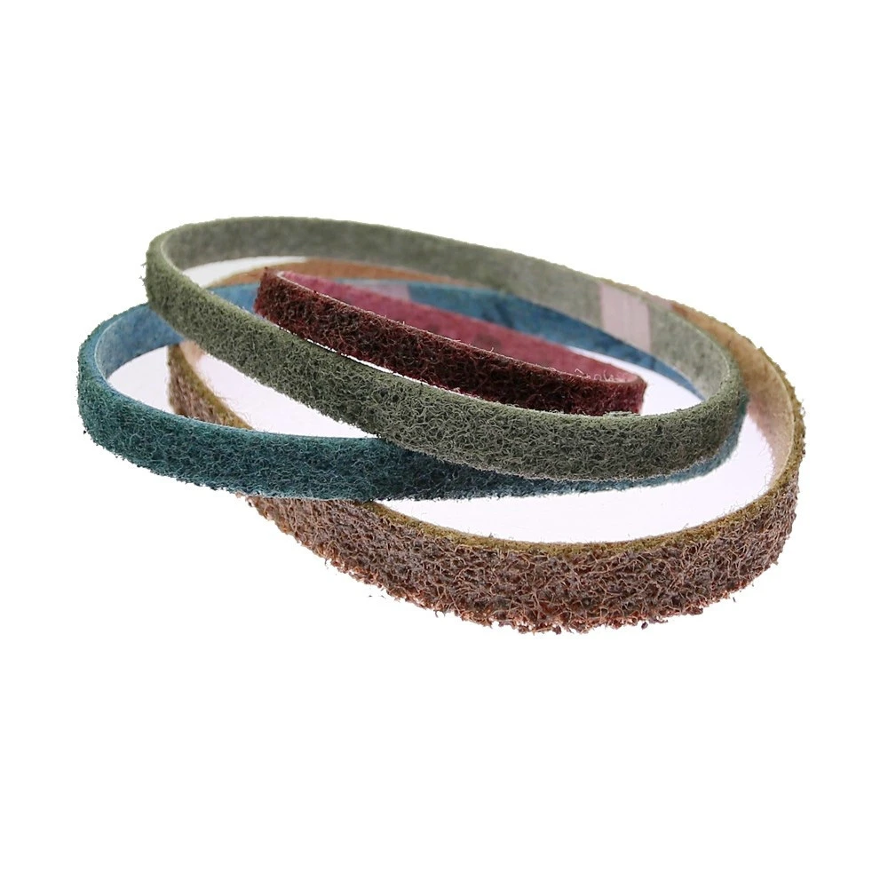 1 piece Nylon Fiber Flax Sanding Belt 330mm/457mm/520mm Very Coarse to Fine Abrasive Bands