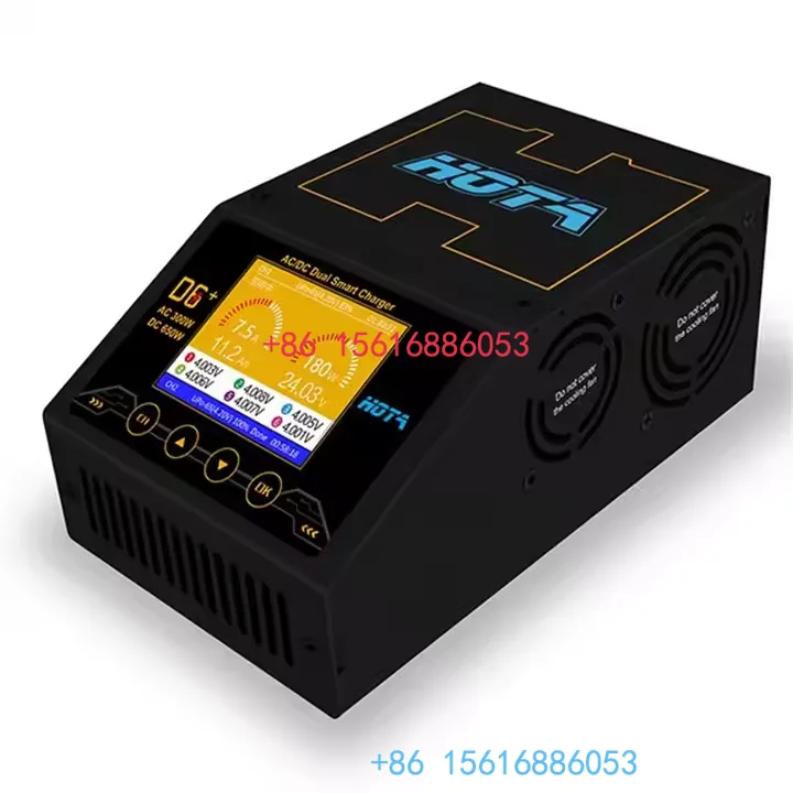 

HOTA D6+ Умное зарядное устройство Разрядное устройство переменного тока 300 Вт постоянного тока 2X325 Вт 2X15A Двухканальный высокопроизводительный 300 Вт переменного тока 650 Вт постоянного тока Мощность зарядки