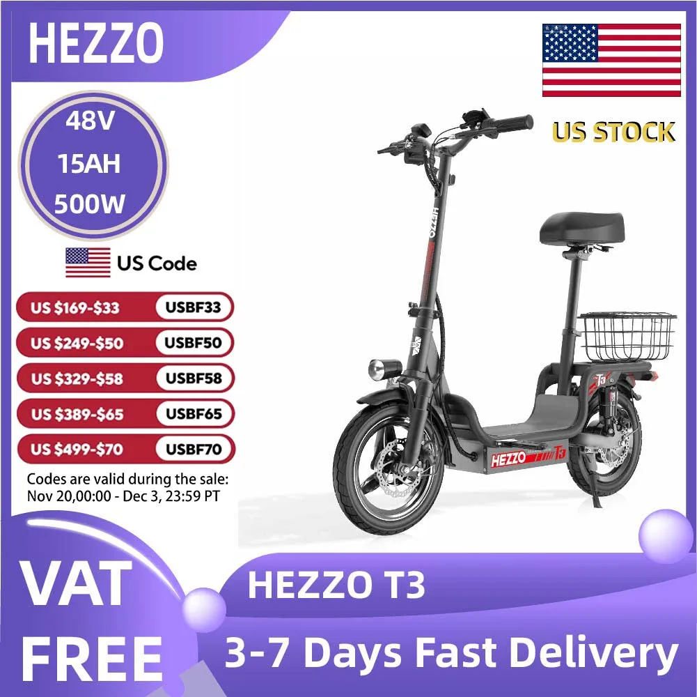 

HEZZO F5 Adult E-scooter 800W*2 Motor 48V 18AH Folding Electric Scooter 10 Inch Off-road Tire City Highway Escooter APP