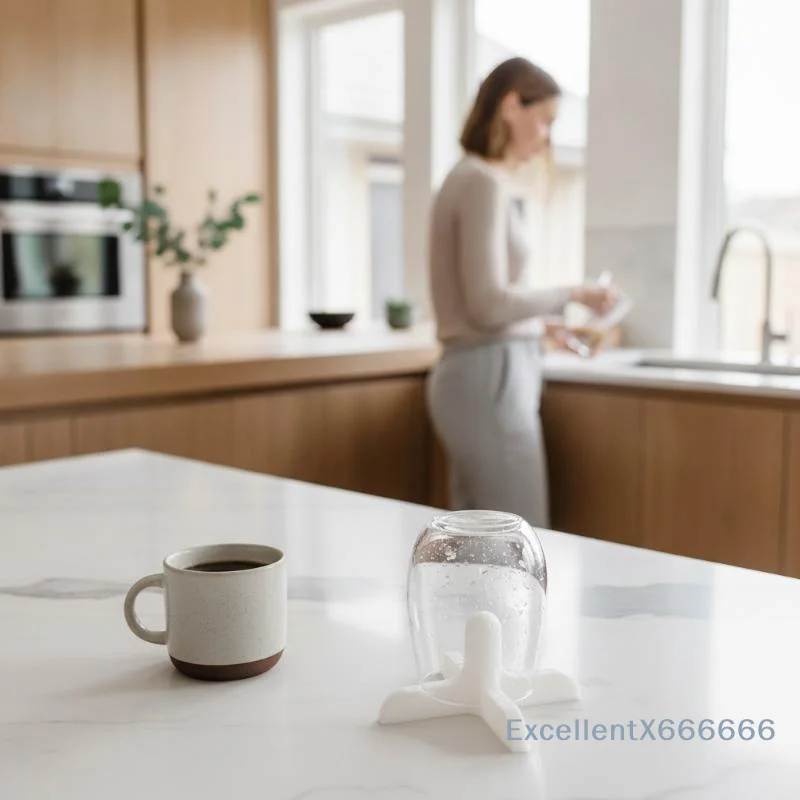 Simple Cup Holder With Drainage Base, Desktop Glass Cup Upside-Down Drying Stand, Water Cup Drying Rack To Remove Water Stains