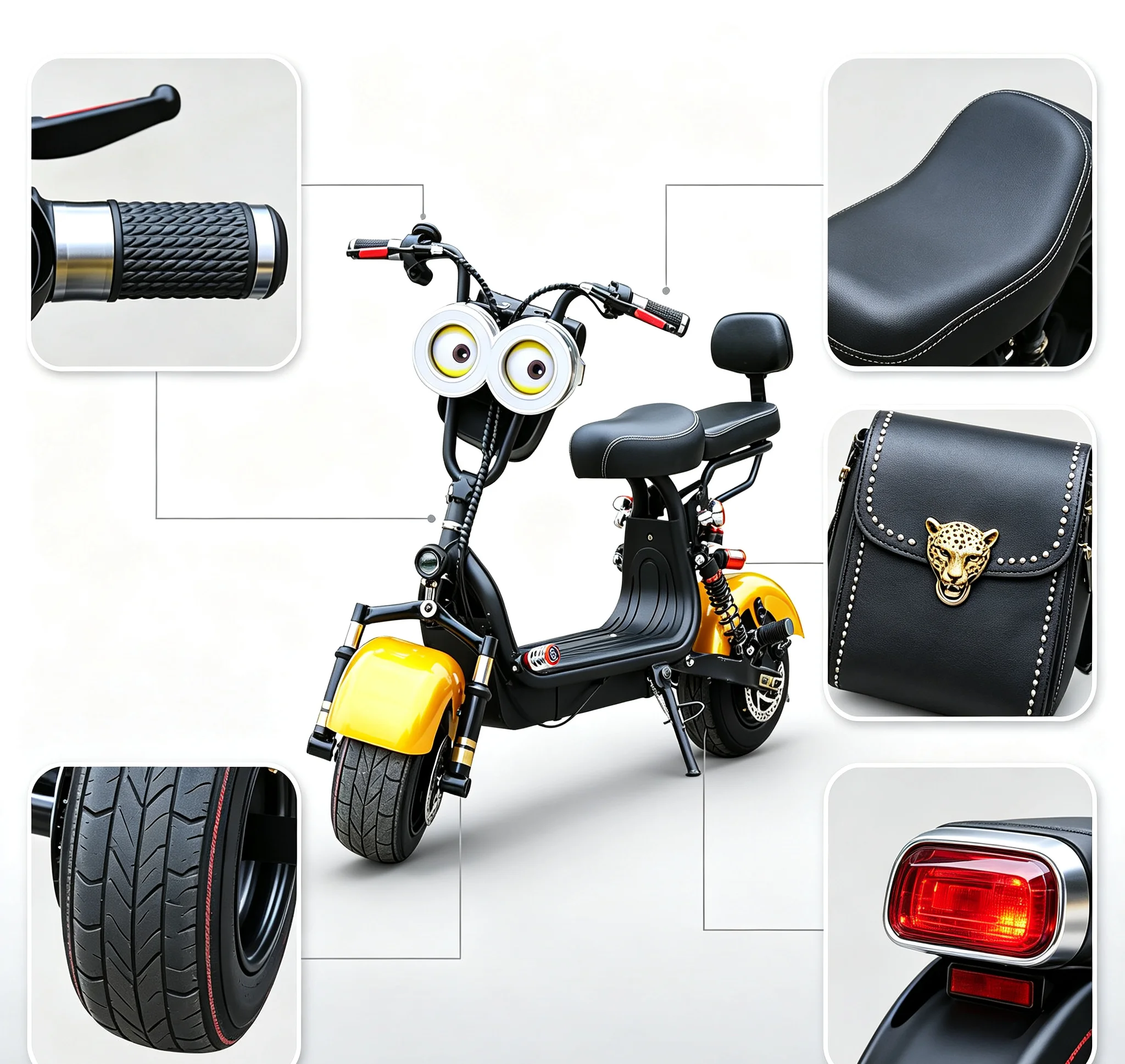 48V Carbon Steel Folding Small Battery Electric Mobility Scooter 3-Speed 30-50KM Range Non-new National Standard Mini