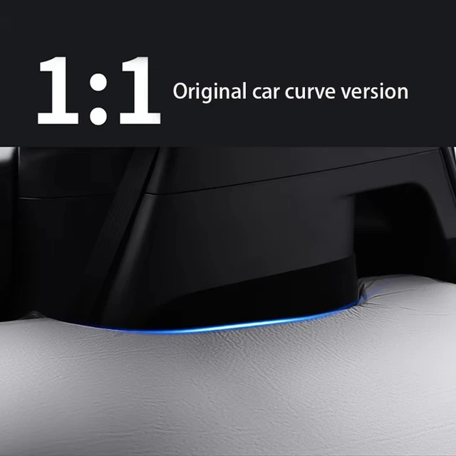For Tesla Model 3 Highland Model Y Juniper 2017-2026 Inflatable Air Mattress Camping Suede Fabric Car Bed 5