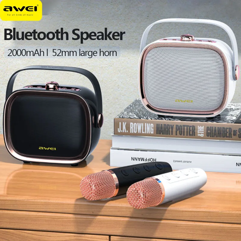 

Awei Y889 Portable Wireless Bluetooth 5.0 Speaker 1800mAh With Microphone Speakers Mini Sound Box