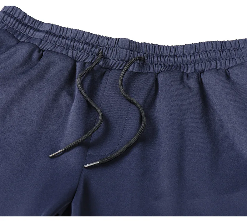 Herren Mode Locker Sitzender Stehkragen Sportanzug Langarm-Shirt Gerade Hose Weich Atmungsaktiv Herbst Streetwear Jogging Alltagskleidung – Detail 14