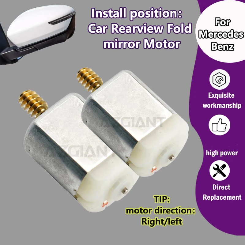 

AZGIANT For Mercedes Benz B-Class W245 B160 B180 B200 2005-2009 Car Exterior Auxiliary power folding mirror motor FC-280PD-10400