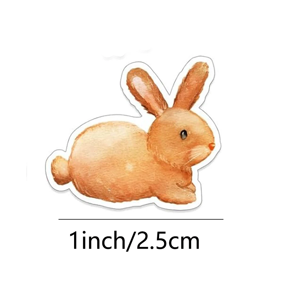 100-500pcs Cartoon Farm Zoo Animals Stickers Decoration Reward DIY Stickers Scrapbook Skateboard Round Sealing Label Stationery