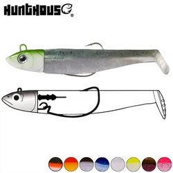 Hunthouse Black Minnow 70mm/7g 85mm/12g 100mm/25g Easy Shiner Fishing Lure Soft Lure Jig Bait Bass Pike Fishing Leurre Souple