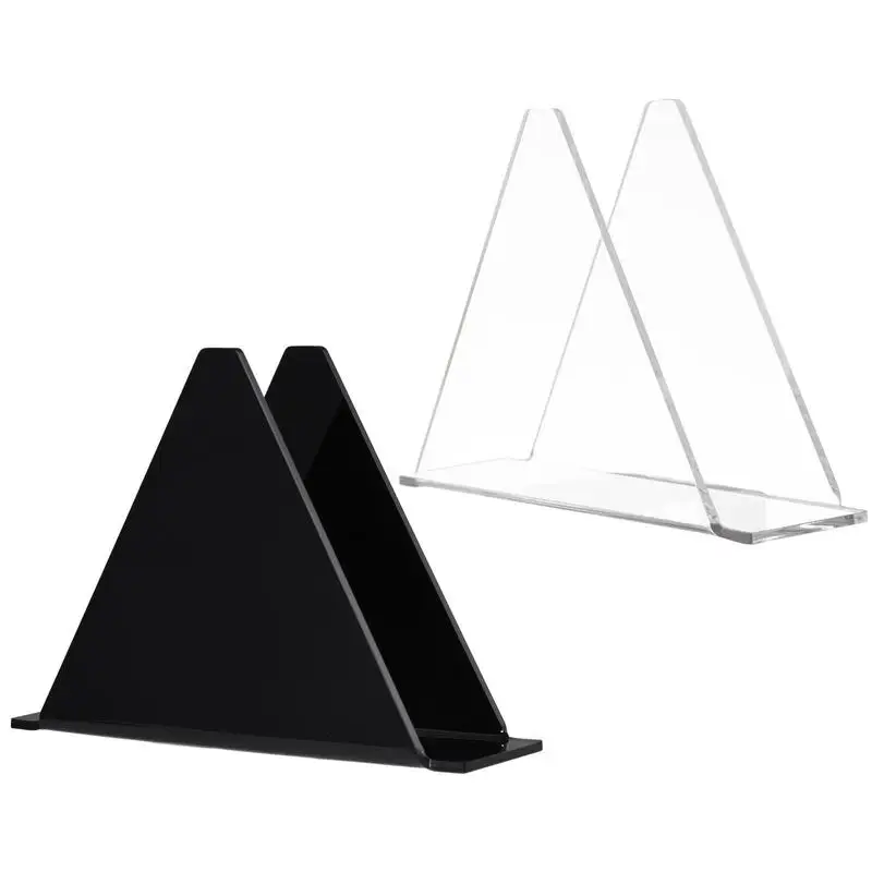 Paper Napkin Holder Acrylic Cocktail Napkin Holder Tabletop Paper Towel Holder Transparent Vertical Napkin Organizer For Kitchen