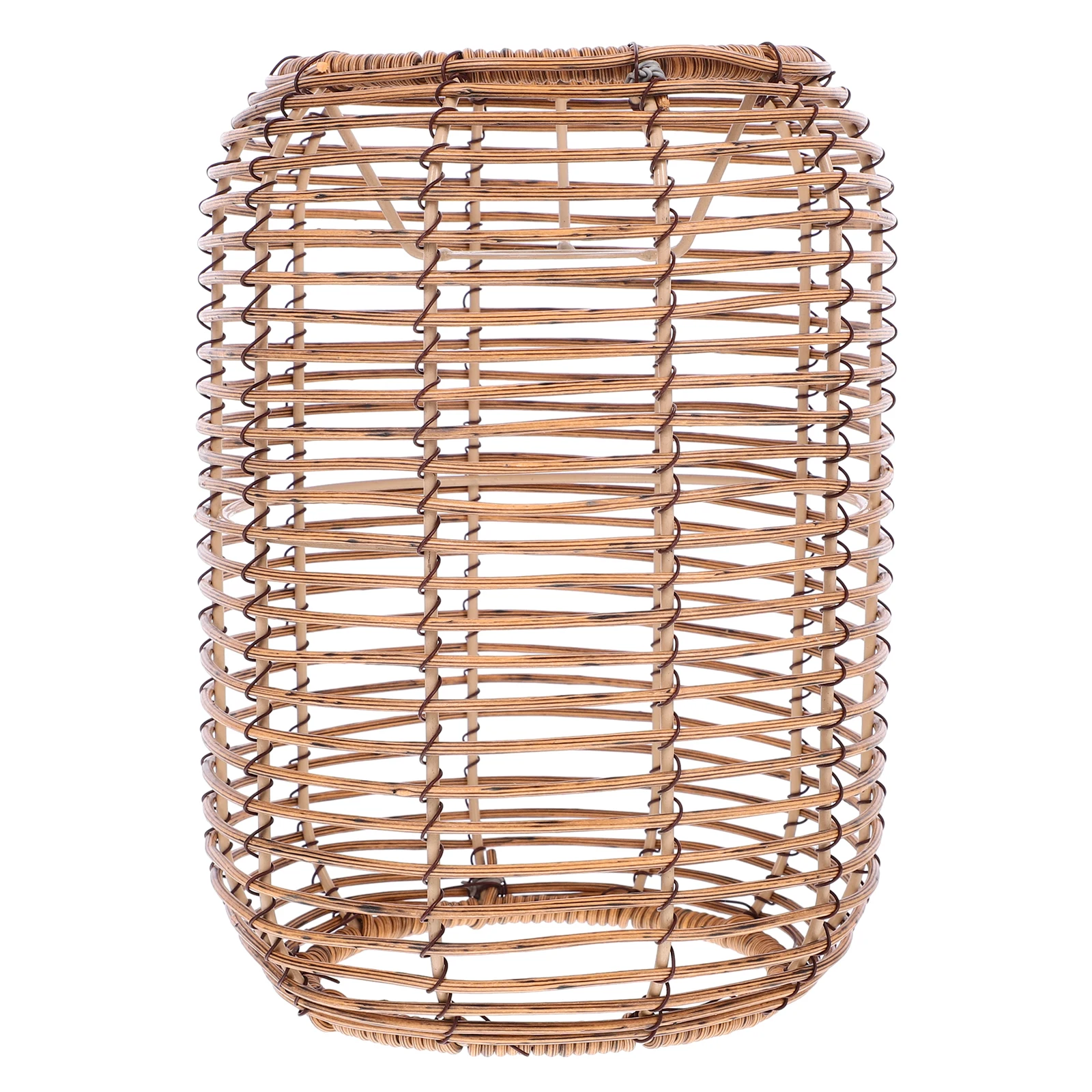 

Retro Lampshade Woven Pendant Light Shade Replacement Rustic Farmhouse Hanging Ceiling Cover For Home Bar Hotel Decor