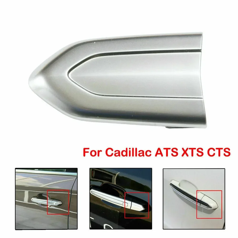 1pc Door Lock Cylinder Chrome Cover Trim Cap Exterior Door Handle Silver Cover Trim Cap Fit For Cadillac ATS XTS CTS CT6