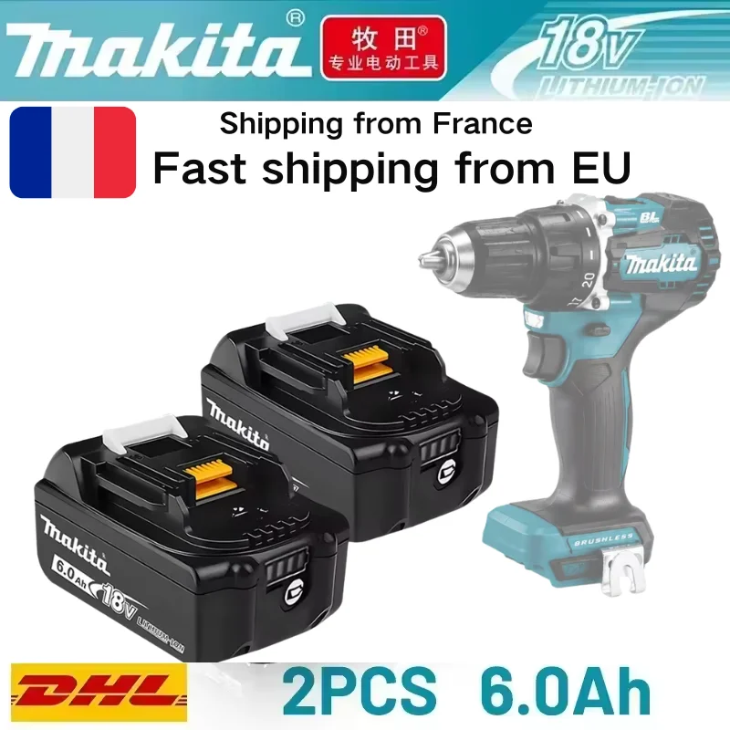 Akku 18V BL1820B 5Ah 6Ah Original-Akku, wiederaufladbarer Lithium-Ionen-Akku für Elektrowerkzeuge von Makita 18V, Ersatzakku für Makita-Werkzeugakku, Akkuwechsel
