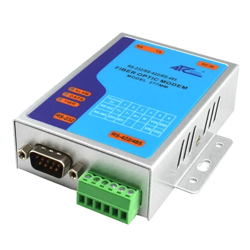 Módem de fibra óptica multimodo RS232/422/485 de red de comunicación (ATC-277MM)