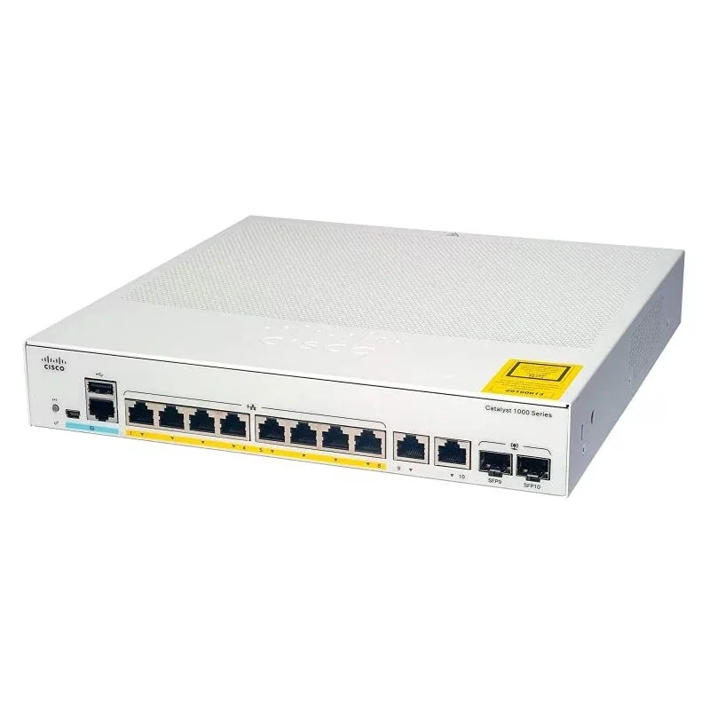 Cisco Catalyst C1000-48P-4X-L 48xGE 4x10G SFP+ 370W PoE Switches شبكة من الدرجة المؤسسية والبساطة والمرونة والأمن