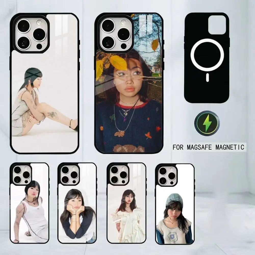 

beabadoobee Beatopia Phone Case For iPhone17,16,15,14,13,12,11 Plus,Pro Magnetic For Magsafe Wireless Charging