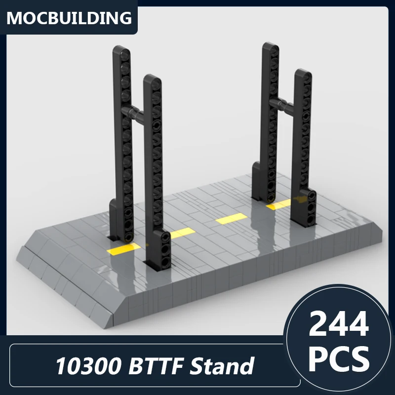 

10300 BTTF Stand Model Moc Building Blocks Educational DIY Assembled Bricks Creative Display Collection Xmas Toys Gifts 244PCS