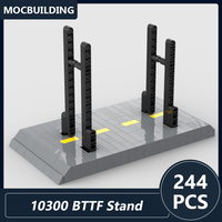 10300 BTTF Stand Model Moc Building Blocks Educational DIY Assembled Bricks Creative Display Collection Xmas Toys Gifts 244PCS