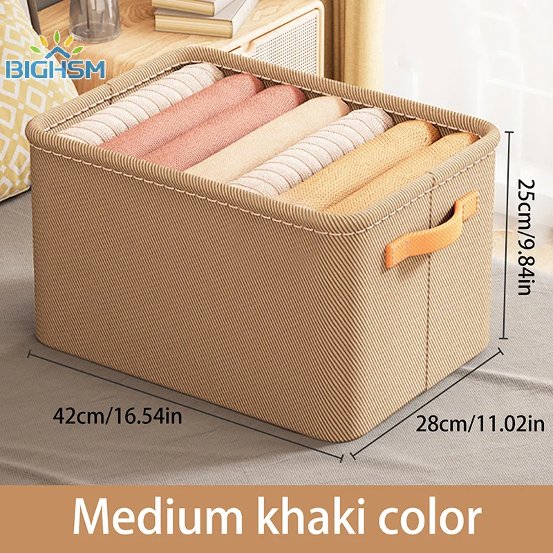 Clothes Organizer Non-Woven Wardrobe Clothes Storage Box For Underwear T-Shirt Jeans Basket Cabinet Sundries Organizer