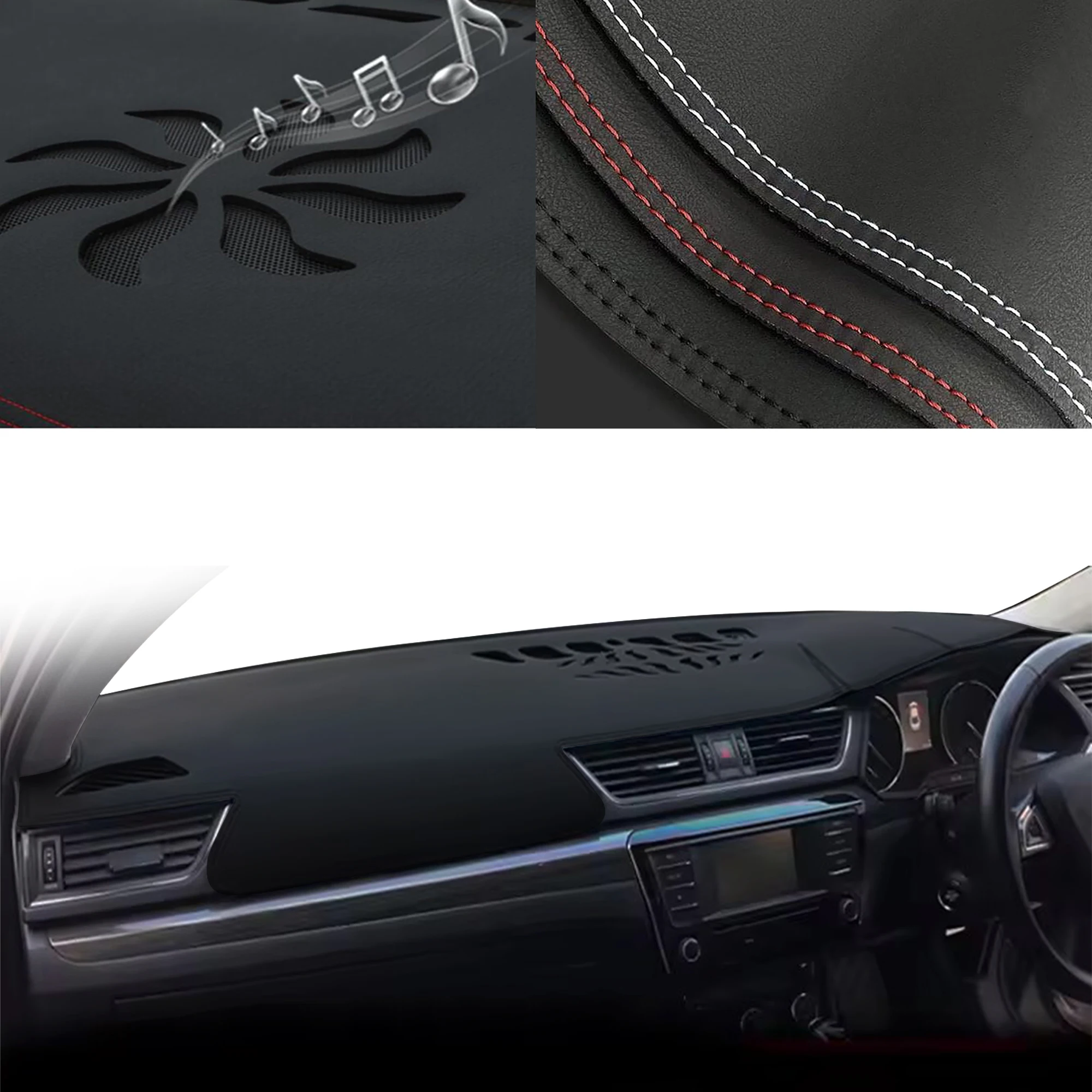 

for Skoda Superb MK3 2016 2017-2020 Special Customized Dashboard Cover Anti‑Glare Sunshade Pad Dash Mat Interior Accessories