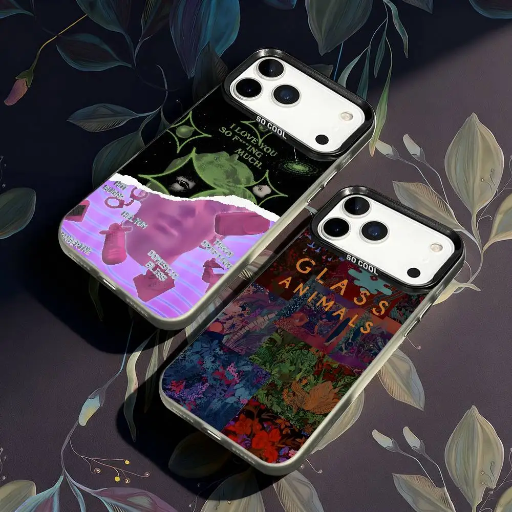 

Glass Animals Zaba Phone Case For iPhone 17,16,15,14,13,12,X,8,Pro,Max,Plus,E,SE4,Air,Mini IMD Matte Black