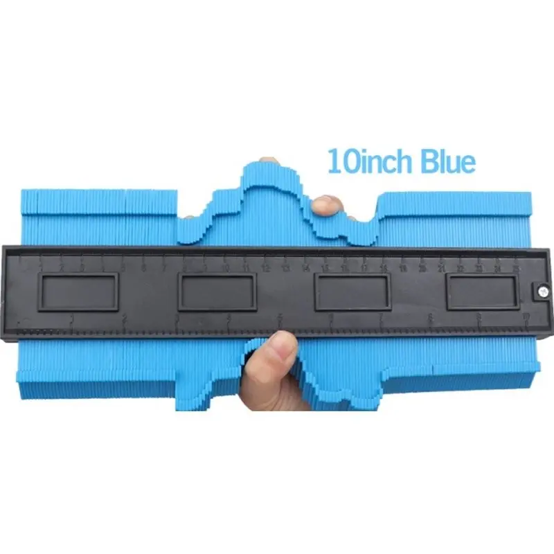 B08B-Shape Profile Copier, 10-Inch Profile Measuring Tool For Tile, Composite Flooring, And Plastic Profile Copier